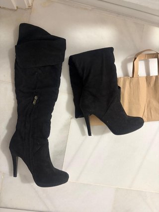 Botas altas ante negras Paul talla 35