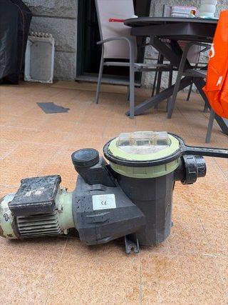 Bomba depuradora piscina motor metálico