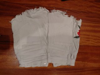 Shorts negros y rojos talla 34
