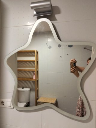 Espejo de baño/tocador forma estrella