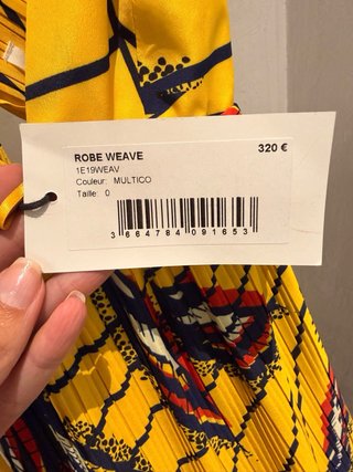 Vestido Bash Estampado Amarillo