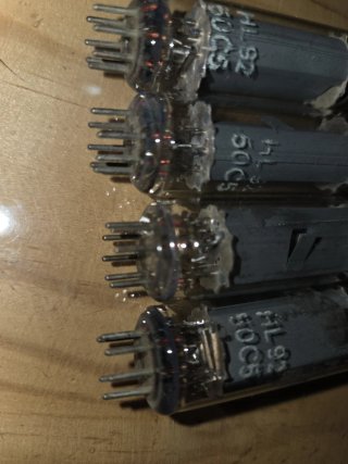 4 Válvulas HL92 50C5 radio antigua de valvulas