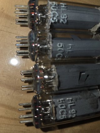 4 Válvulas HL92 50C5 radio antigua de valvulas