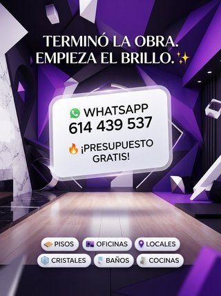 LIMPIEZA DE FIN DE OBRS Y EN GENERAL