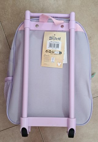 Mochila escolar Stitch con ruedas Nueva
