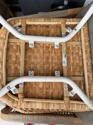 4 Sedie in rattan Ikea Nilsove