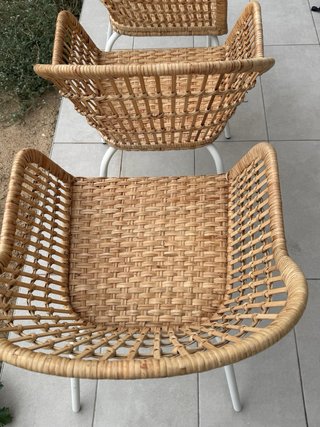 4 Sedie in rattan Ikea Nilsove