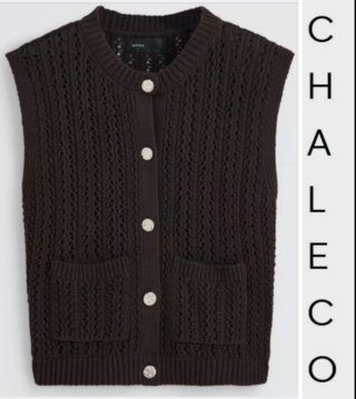 Chaqueta Carolina Herrera Marrón Talla S