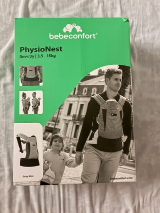 Mochila Bebeconfort PhysioNest Gris