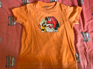 Camiseta Naranja KUKUXUMUSU Talla 8-9
