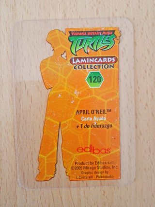 Lamincards Tortugas Ninja 120 Cromos 2005