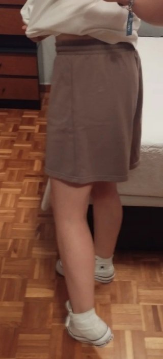 Pantalón corto chandal marron S