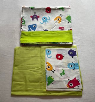 Juego Sábanas Infantiles Ikea Monstruos