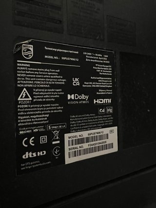TV Philips 50 Smart 4K UHD Ambilight
