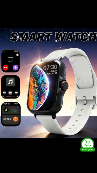 Smartwatch Hombre Negro y Blanco