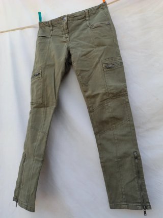 Kookai Vintage Pantalón Vaquero Cargo Talla 38