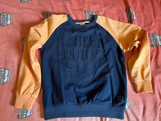 Jersey ATIVO Talla 12 Azul Naranja