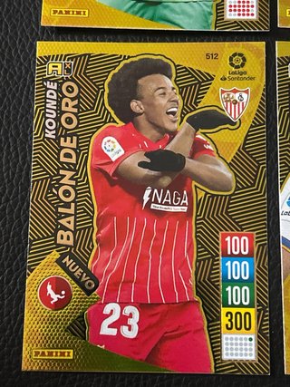 9 Panini Card Adrenalyn XL - Balon De Oro 2021-22