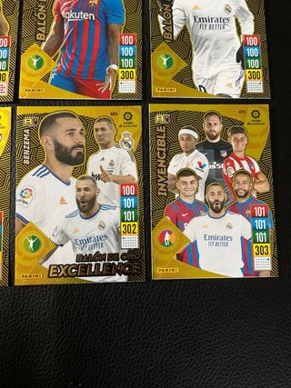 9 Panini Card Adrenalyn XL - Balon De Oro 2021-22