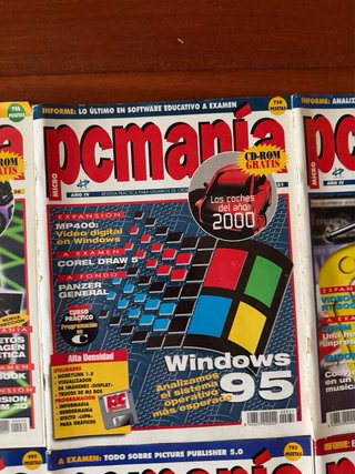 Lote 10 revistas PC Manía años 90