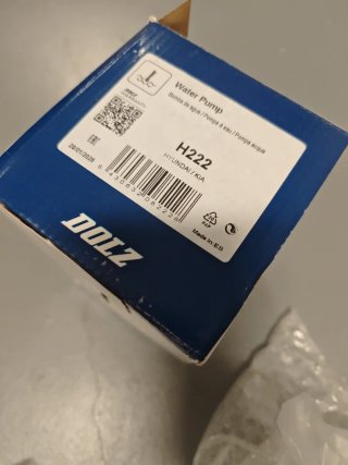 Bomba de agua DOLZ H222 Hyundai 2.2 CRDI