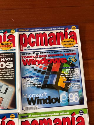 Lote 10 revistas PC Manía años 90