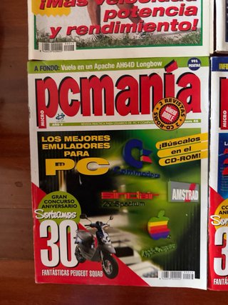Lote 10 revistas PC Manía años 90