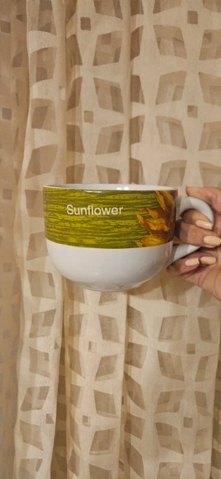 Tazza Sunflower in ceramica
