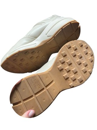 Zapatillas Gucci Beige Mickey Mouse