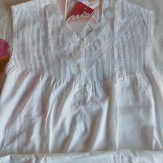Camisón algodón clásico encaje nuevo verano