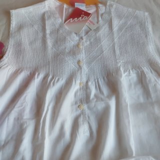 Camisón algodón clásico encaje nuevo verano