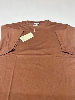 T-Shirt Sunspel XL Castanho