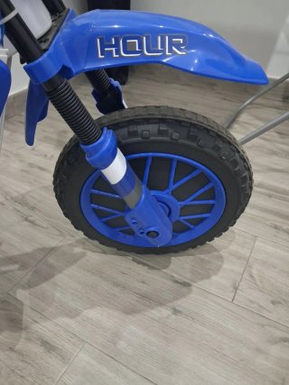Moto infantil a batería azul