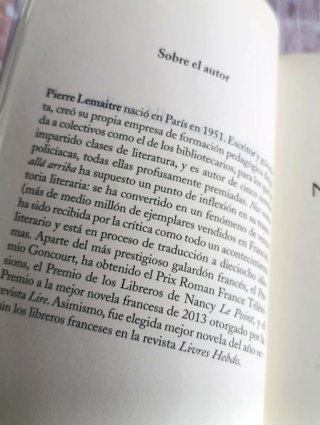 "Nos vemos allá arriba", primera edición
