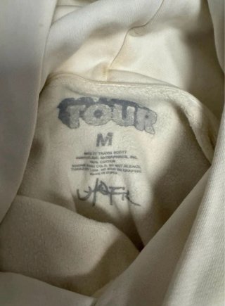 Sudadera Travis Scott Blanca con Diseño