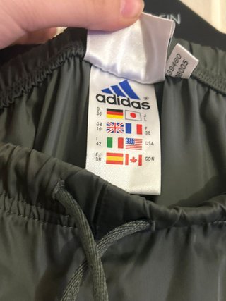 Pantalón chándal Adidas retro vintage verde S