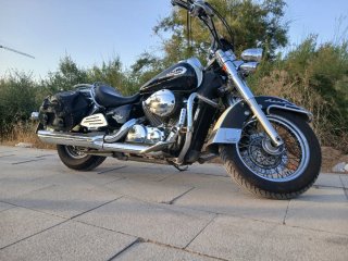Honda Shadow 750 VTC Cruiser Negra/Plata