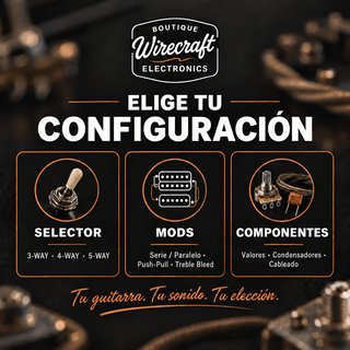 Arneses y electrónica de guitarra a medida