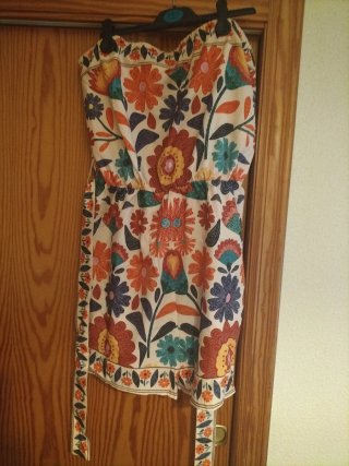 Mono estampado floral talla L