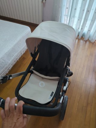 Capota y funda beige Bugaboo Camaleón