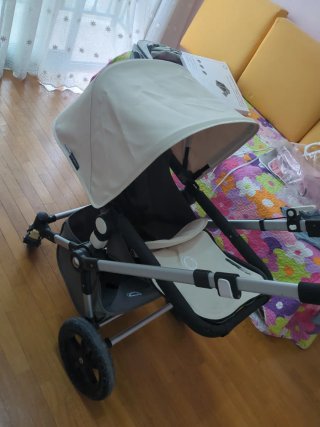 Capota y funda beige Bugaboo Camaleón