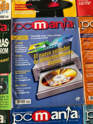 Lote 10 revistas PC Manía años 90