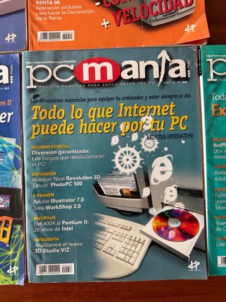 Lote 10 revistas PC Manía años 90