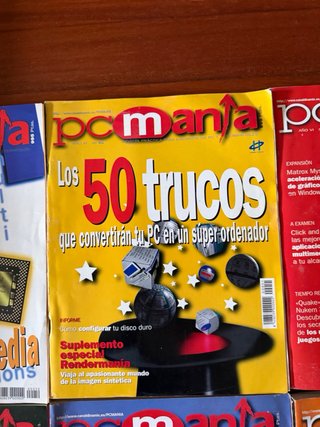 Lote 10 revistas PC Manía años 90