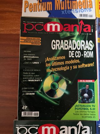 Lote 10 revistas PC Manía años 90