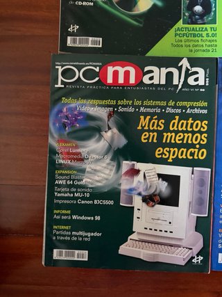 Lote 10 revistas PC Manía años 90