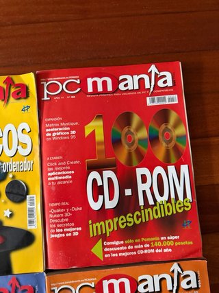 Lote 10 revistas PC Manía años 90