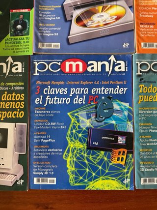 Lote 10 revistas PC Manía años 90