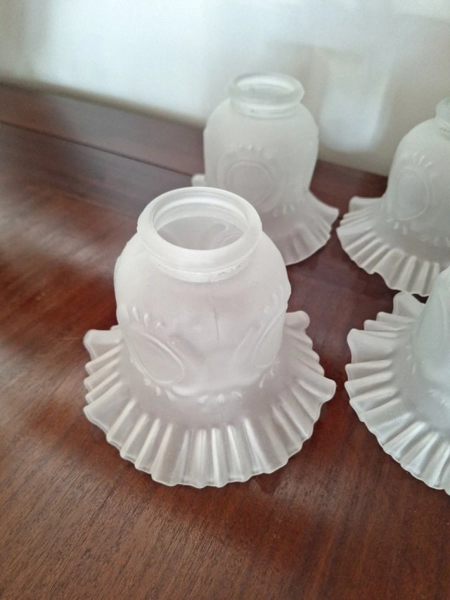 Tulipas de lámpara de cristal esmerilado