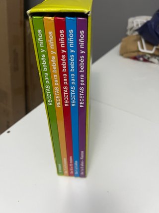 Libros Recetas Bebés y Niños (5 tomos)